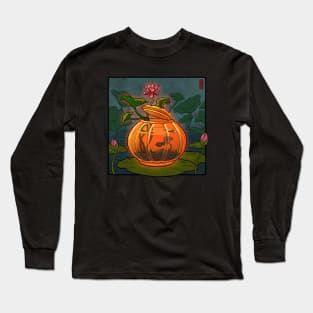 glass pumpkin fish tank Long Sleeve T-Shirt